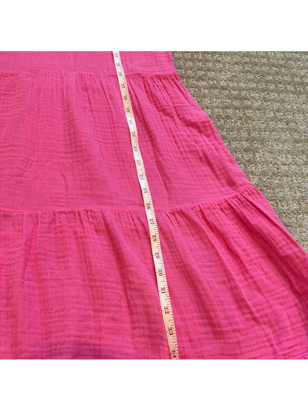 Michael Stars Daisy gauze dress pink size xs - Picture 6 of 10